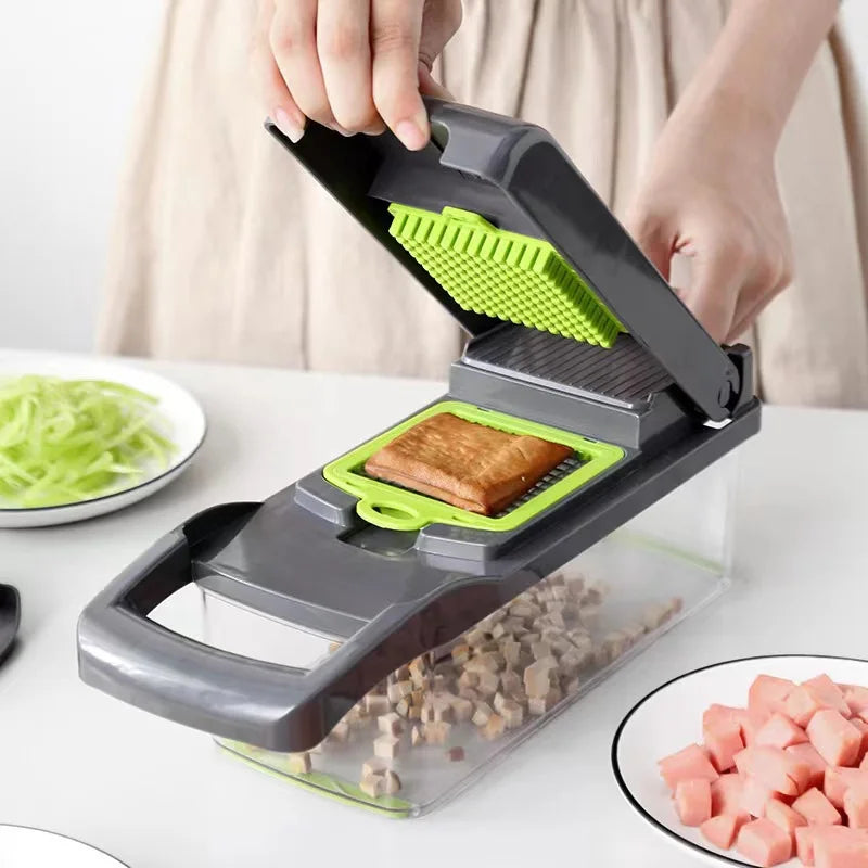 Safe Hand Guard Vegetable Cutter – Stainless Steel Kitchen Safety Tool for Cutting & Cooking Together