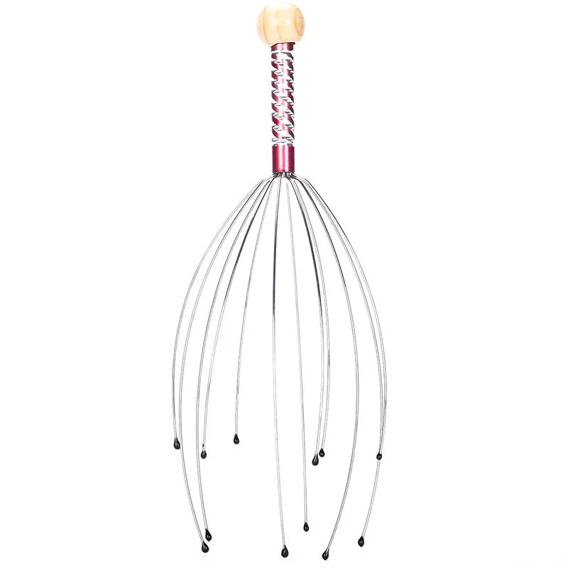 Octopus Head Massager – Stainless Steel Scalp Massager for Deep Relaxation & Stress Relief | Lightweight & Portable