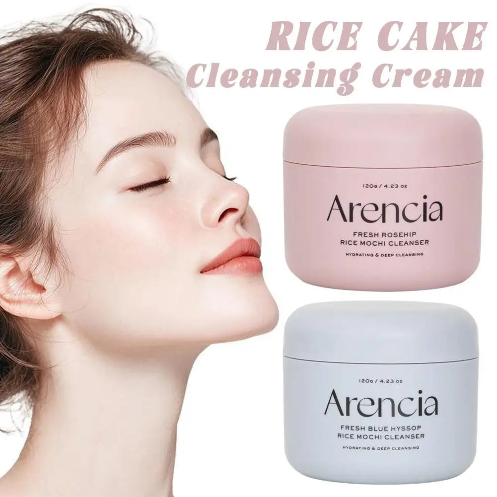 Rice Facial Cleanser – Deep Cleansing Hydrating Face Wash for Makeup & Oil Removal (120g