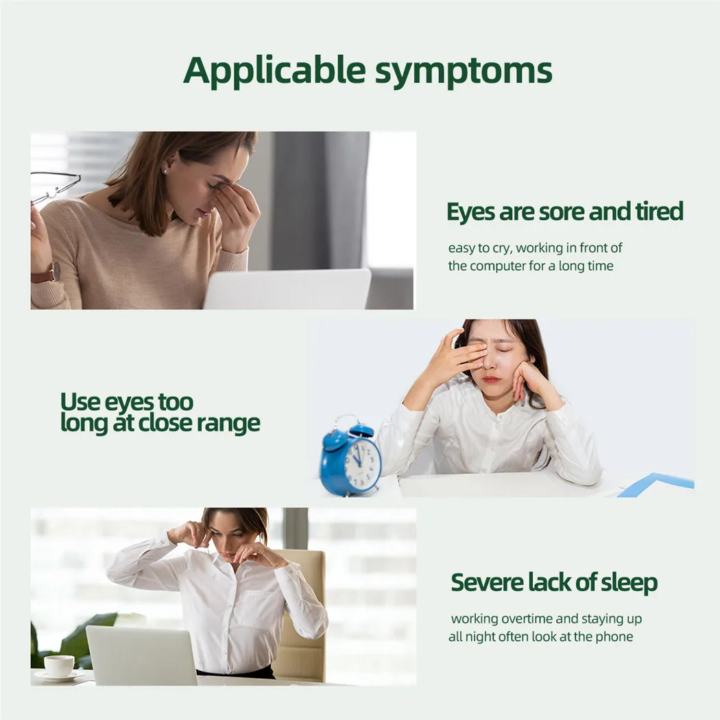 Smart Eye Massager – 9 Modes Vibration & Magnetic Therapy for Eye Fatigue Relief