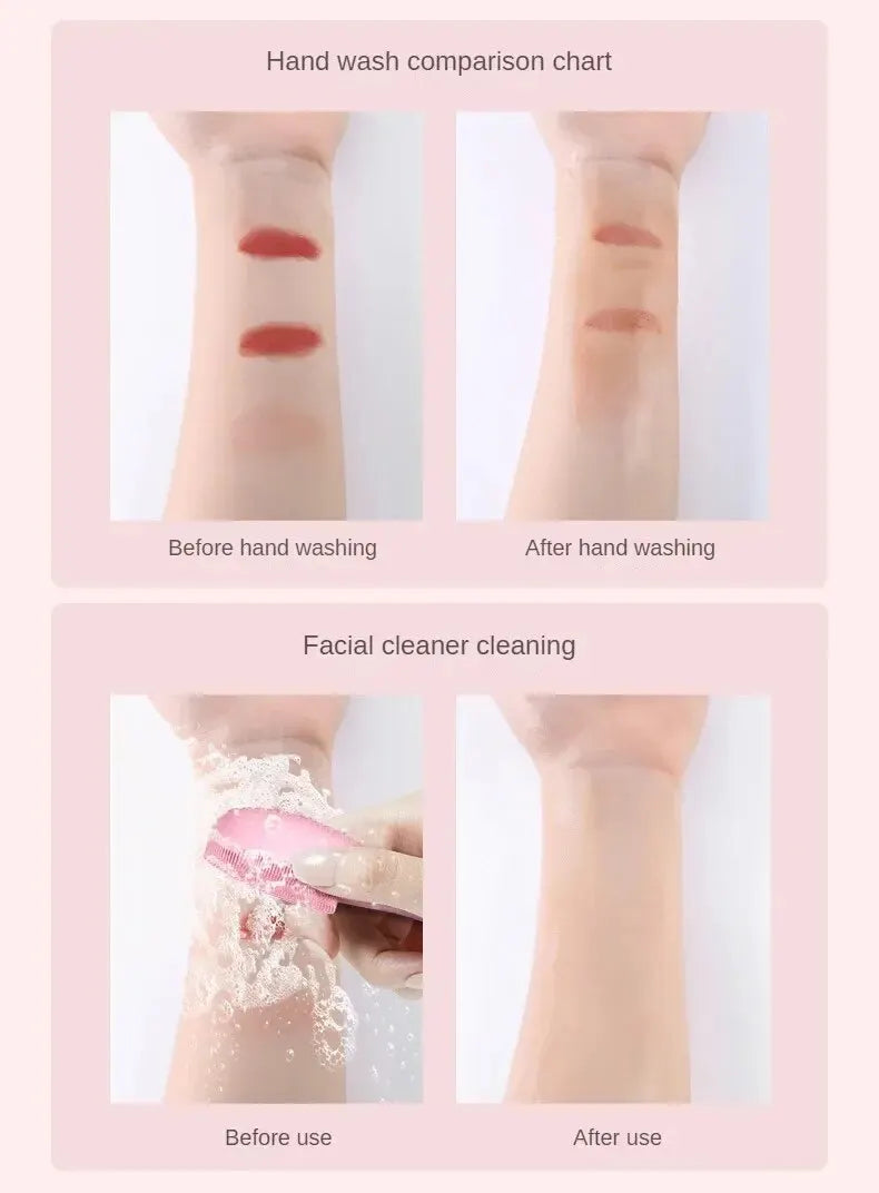 Silicone Facial Cleansing Brush – USB Rechargeable & Waterproof