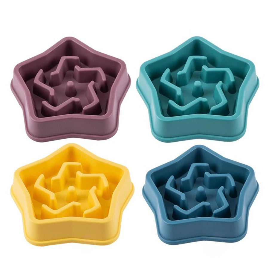 Slow Feeder Dog Bowl – Anti-Choking Cloud Design Bowl for Healthy Eating & Digestion
