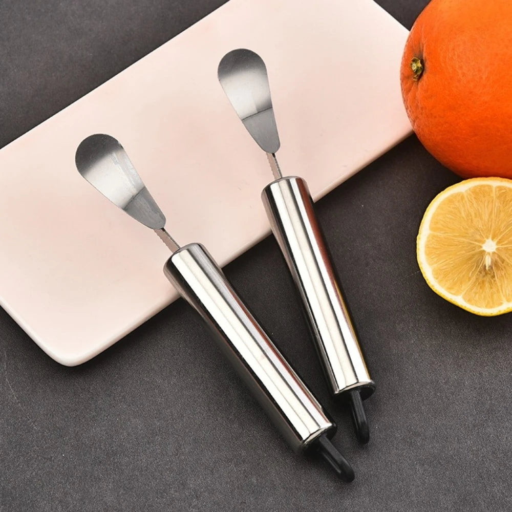 Stainless Steel Orange Peeler – Easy Citrus Fruit Peeling Tool with Ergonomic Handle