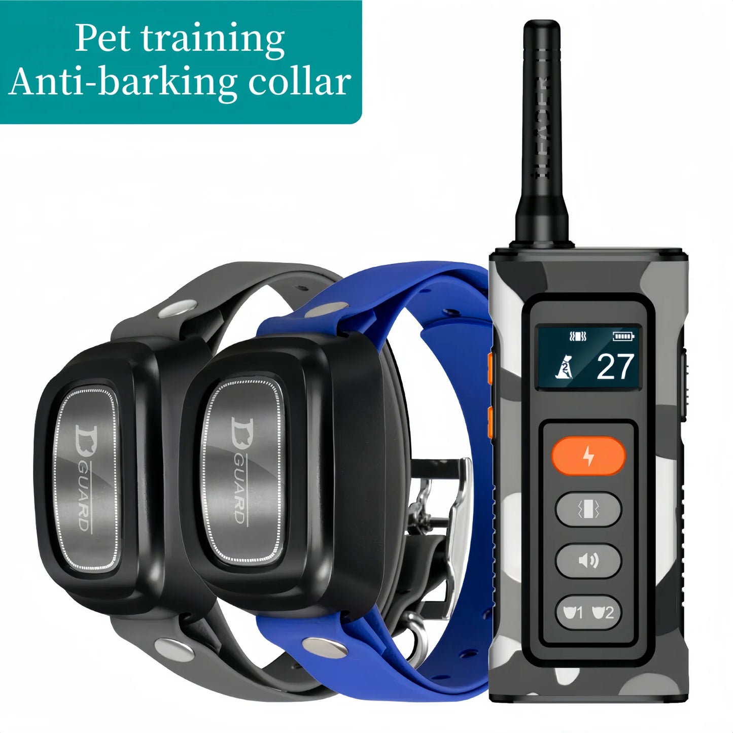 Remote Control Waterproof Dog Training Collar 3300Ft – Shock & Vibration Adjustable Electric Training Collar for Dogs (8–150 lbs)