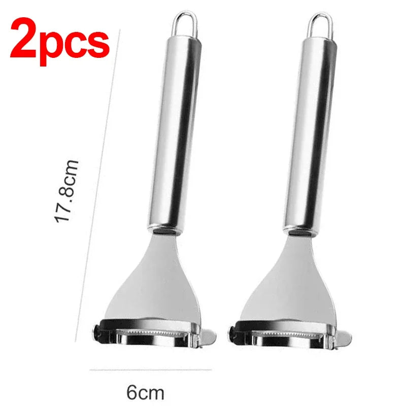 Stainless Steel Corn Peeler & Stripper – Easy Corn Kernel Remover Tool (1–2 Pack Kitchen Gadget)