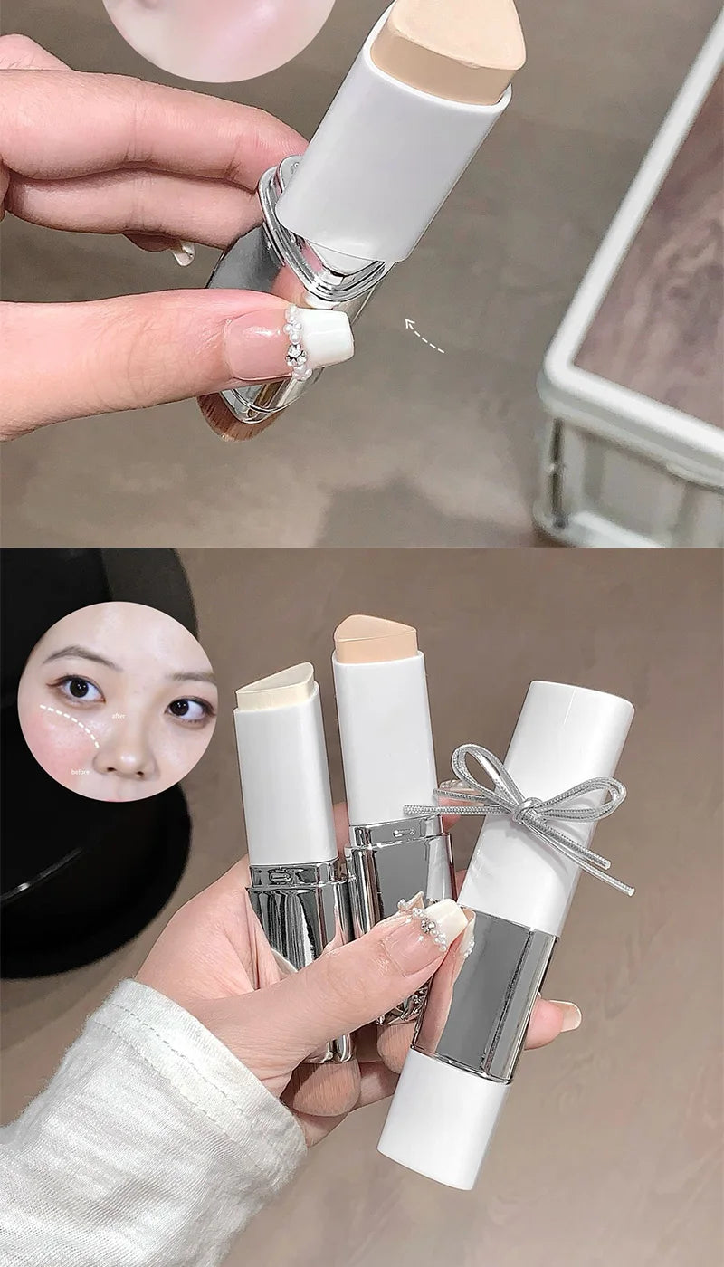 Matte Foundation Stick – Long-Lasting Concealer & Moisturizing Makeup Base (Sweat-Resistant)