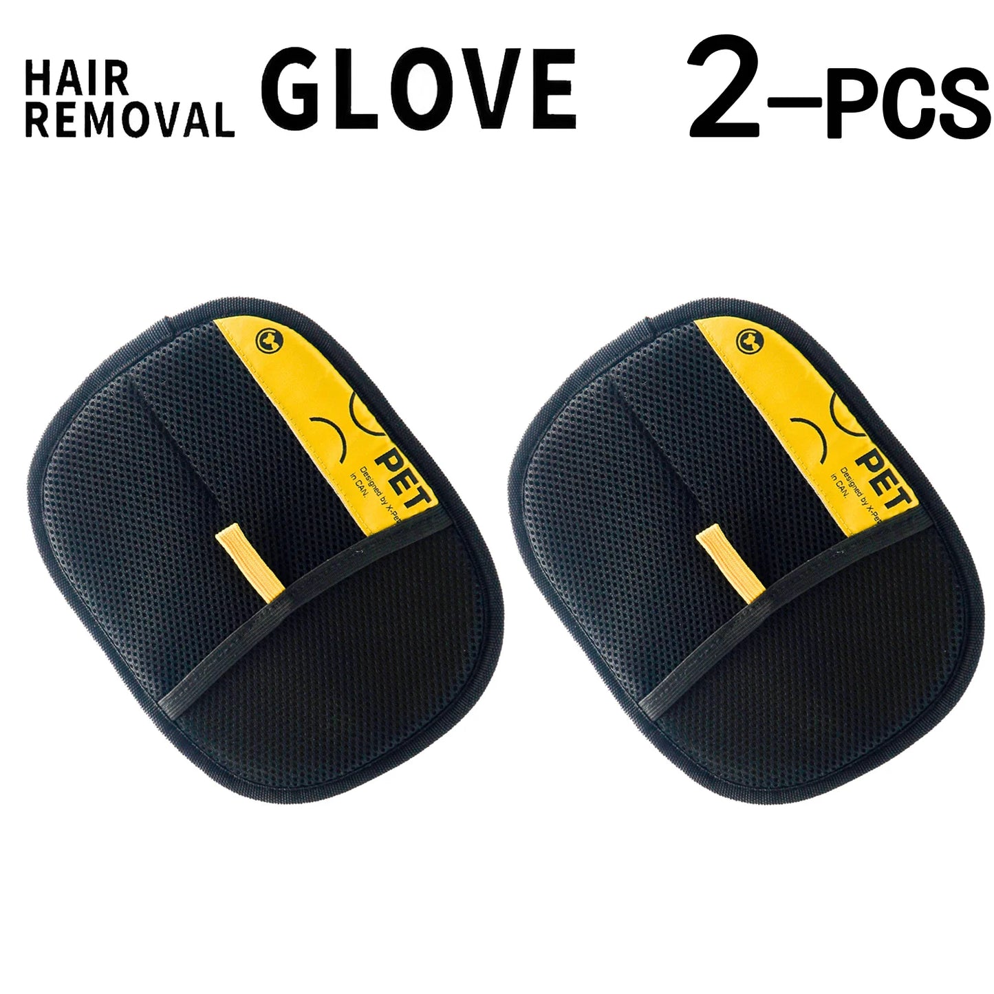 Pet Hair Remover Glove – Reusable Grooming & Deshedding Glove with 2-in-1 Lint Roller for Cats & Dogs