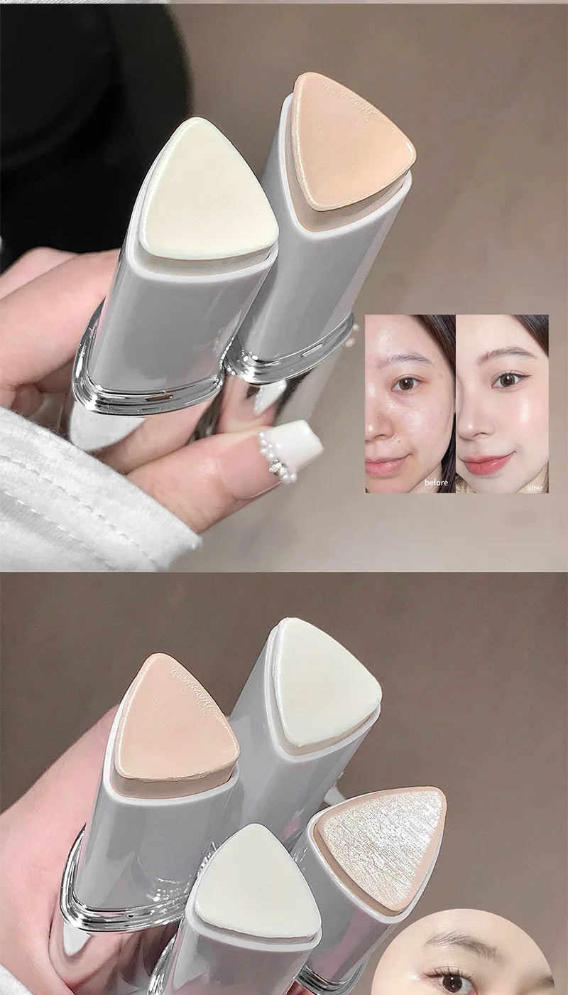 Matte Foundation Stick – Long-Lasting Concealer & Moisturizing Makeup Base (Sweat-Resistant)