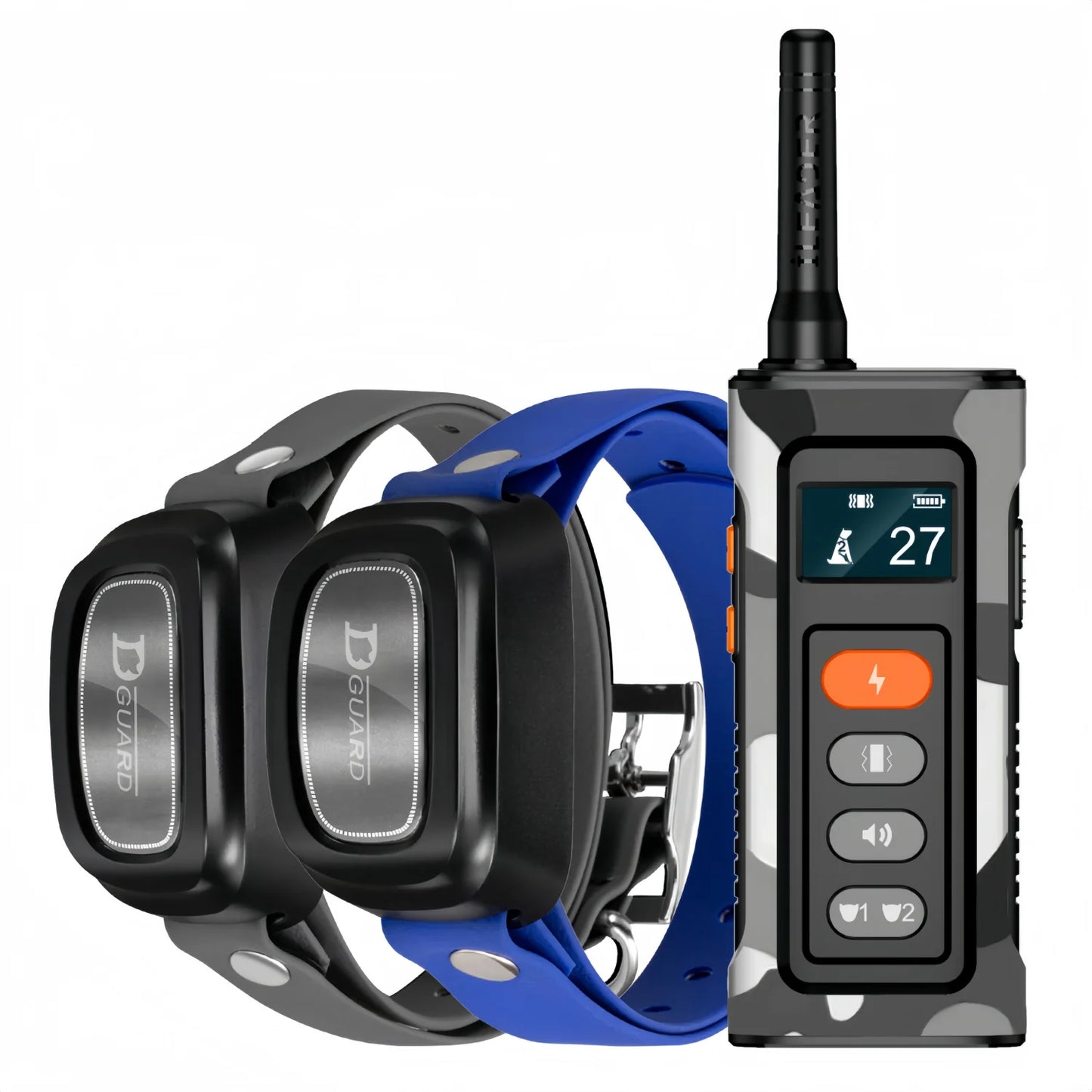 Remote Control Waterproof Dog Training Collar 3300Ft – Shock & Vibration Adjustable Electric Training Collar for Dogs (8–150 lbs)