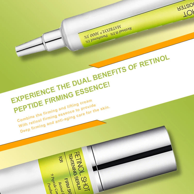 Retinol Face & Eye Care Set – Firming Serum & Eye Cream for Hydration & Smoother Skin