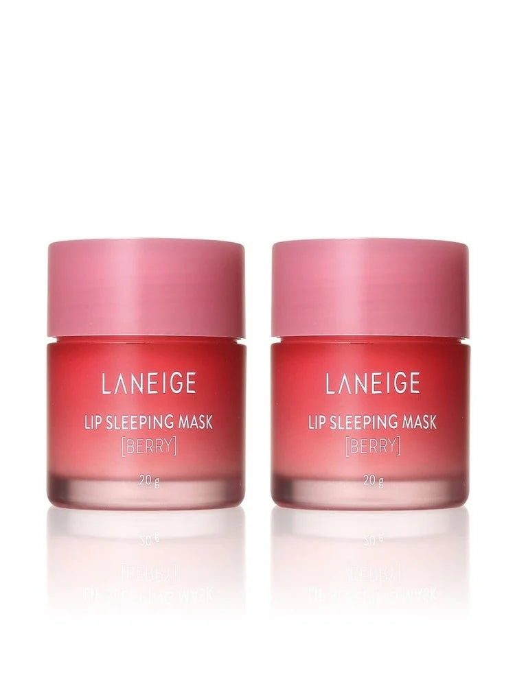 Berry Lip Sleeping Mask Set (2x20g) – Overnight Hydrating Lip Care Duo