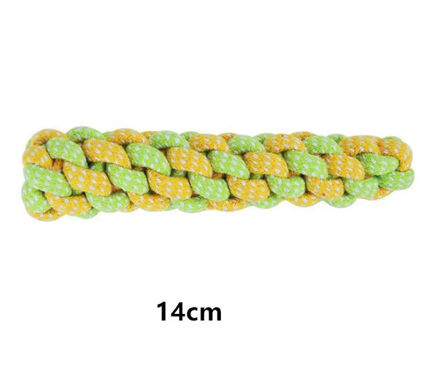 Interactive Cotton Rope Dog Toy – Chew Ball & Teeth Cleaning Toy for Small & Large Dogs