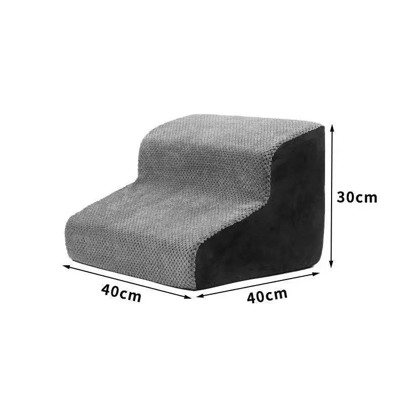 Dog Stairs & Ramp – High Density Foam Pet Steps for Bed & Sofa, Non-Slip Ladder for Small & Senior Dogs