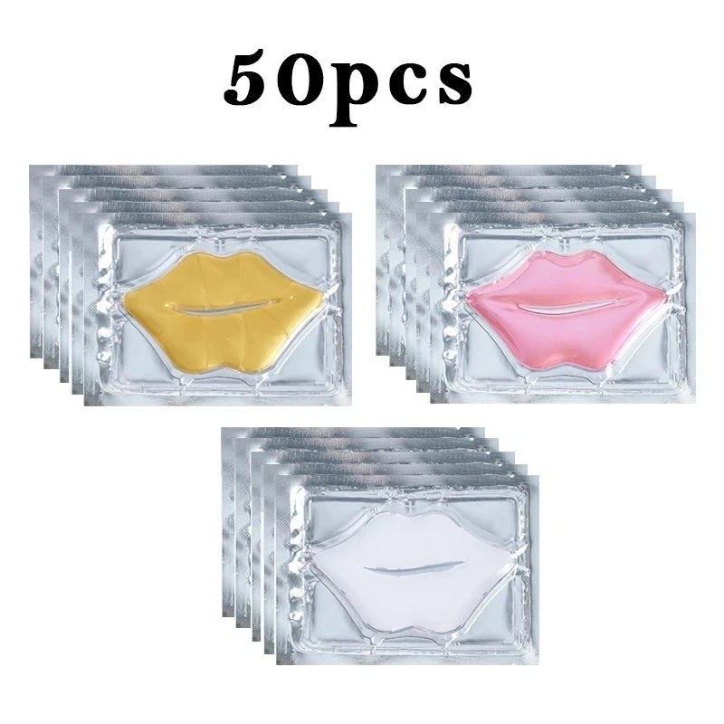 Collagen Crystal Lip Mask – Hydrating Gel Pads for Plump & Soft Lips (Multiple Pieces)