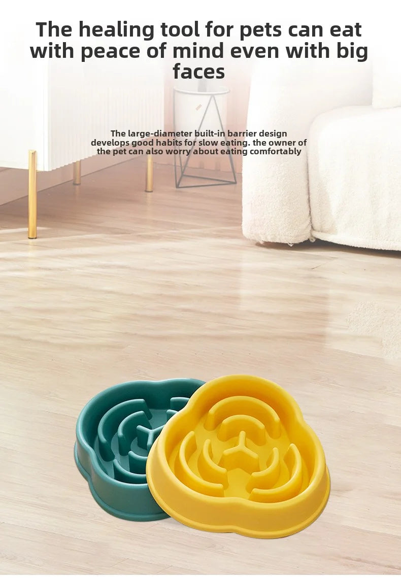 Slow Feeder Dog Bowl – Anti-Choking Cloud Design Bowl for Healthy Eating & Digestion