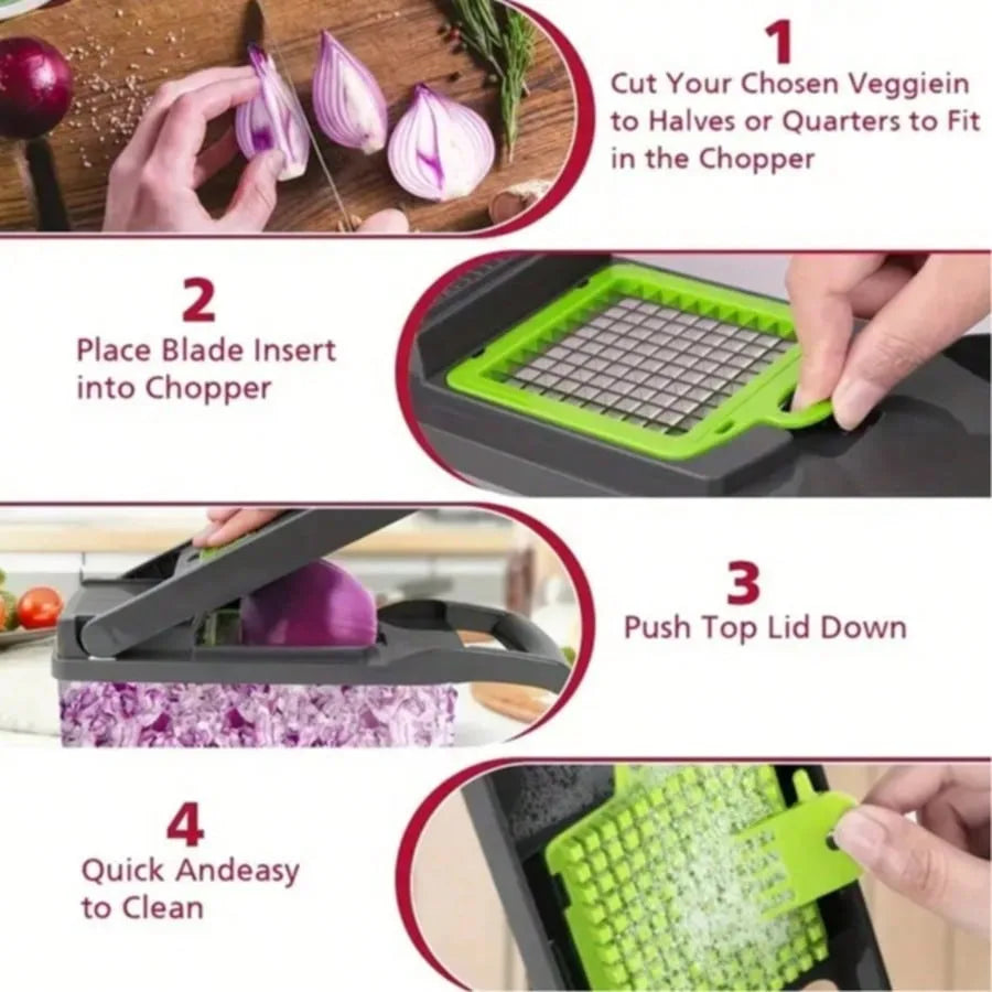 Safe Hand Guard Vegetable Cutter – Stainless Steel Kitchen Safety Tool for Cutting & Cooking Together