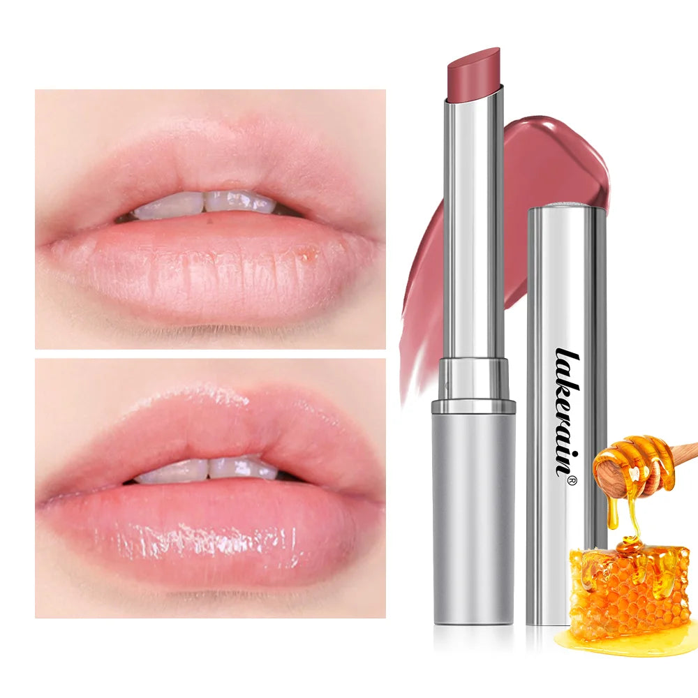 Moisturizing Lipstick & Lip Plumper – Long-Lasting Hydrating Lip Gloss (Natural Shades)