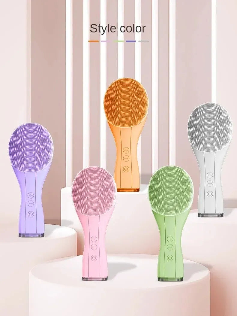 Silicone Facial Cleansing Brush – USB Rechargeable & Waterproof