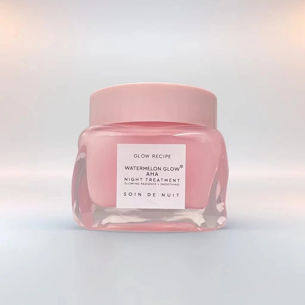 Watermelon Glow AHA Night Mask – Overnight Resurfacing Treatment for Smooth & Radiant Skin (60ml)