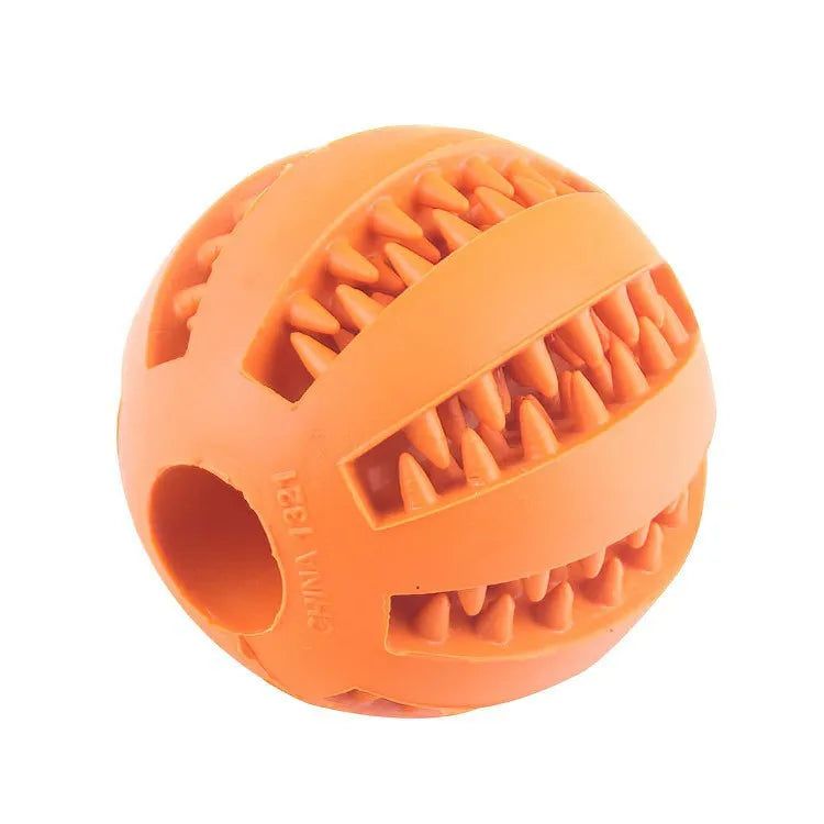 Interactive Dog Treat Ball – Bite Resistant Chew Toy & Food Dispenser for Dogs & Puppies