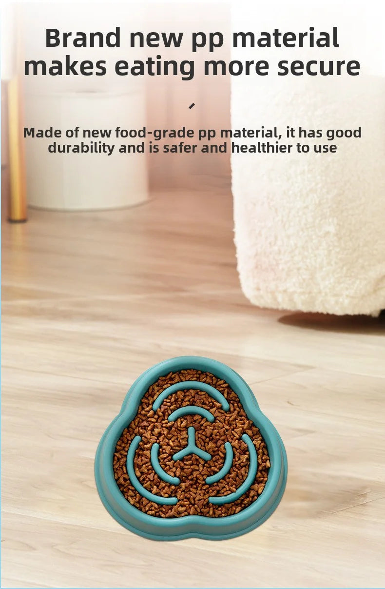 Slow Feeder Dog Bowl – Anti-Choking Cloud Design Bowl for Healthy Eating & Digestion