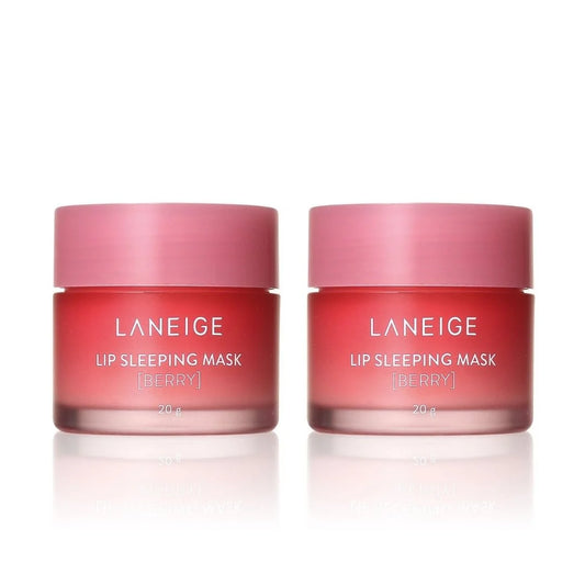 Berry Lip Sleeping Mask Set (2x20g) – Overnight Hydrating Lip Care Duo