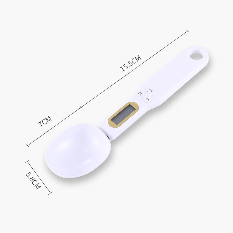 Digital Measuring Spoon Scale – LCD Kitchen Scale for Precise Food & Coffee Measurements
