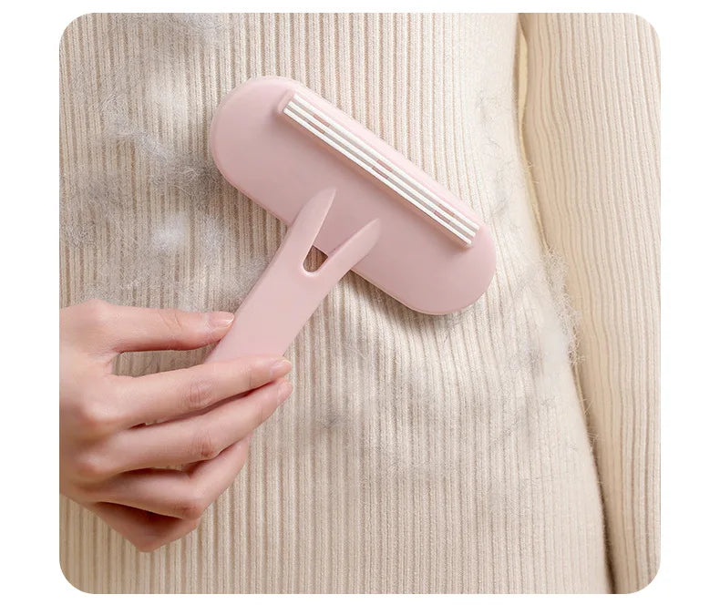 Double-Sided Pet Hair Remover Brush – Cat & Dog Grooming Tool for Furniture & Clothing