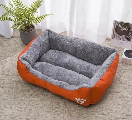 Calming Plush Pet Bed – Deep Sleep Comfort for Dogs & Cats