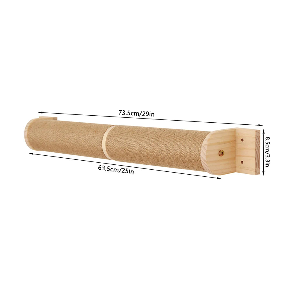 1Piece Cat Tree Cat Climbing Rope for Cat Scratching Claw Grinding tool 150CM- Thick Sisal Rope for Cat Playing and Excising