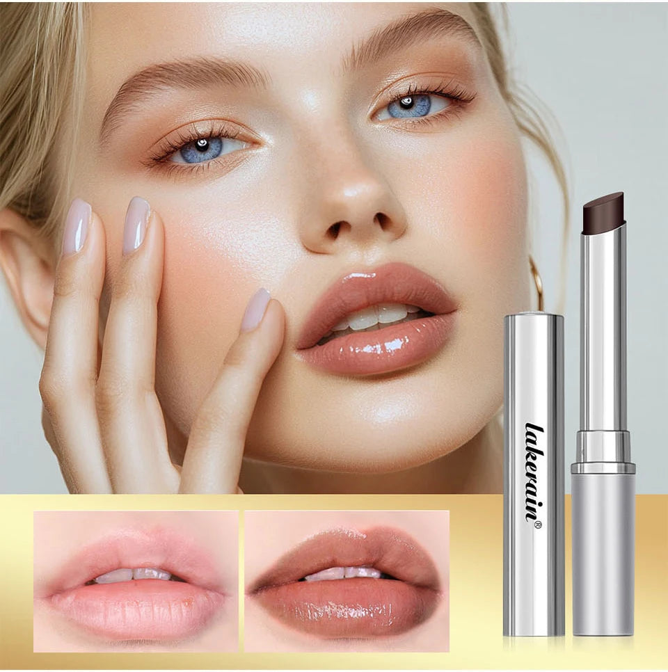 Moisturizing Lipstick & Lip Plumper – Long-Lasting Hydrating Lip Gloss (Natural Shades)
