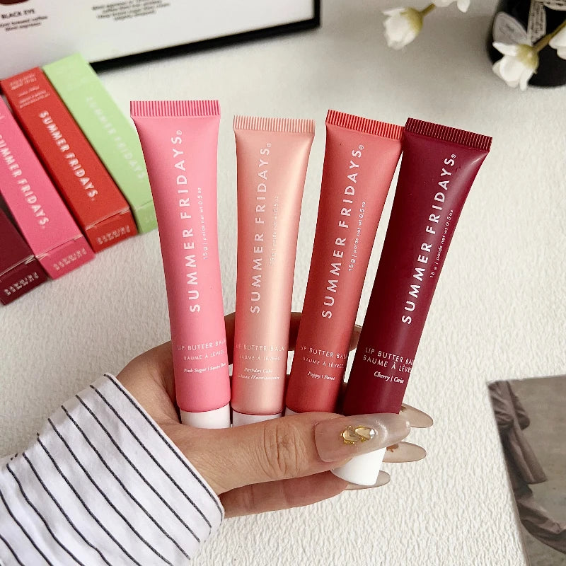 Moisturizing Lip Balm Gloss – Hydrating Shiny Lip Tint with Natural Finish