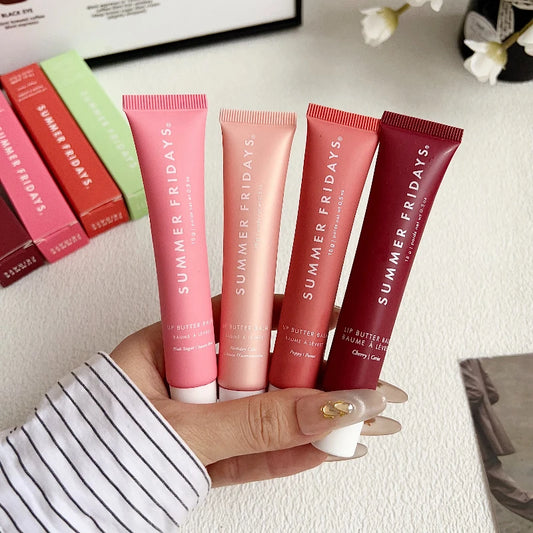 Moisturizing Lip Balm Gloss – Hydrating Shiny Lip Tint with Natural Finish