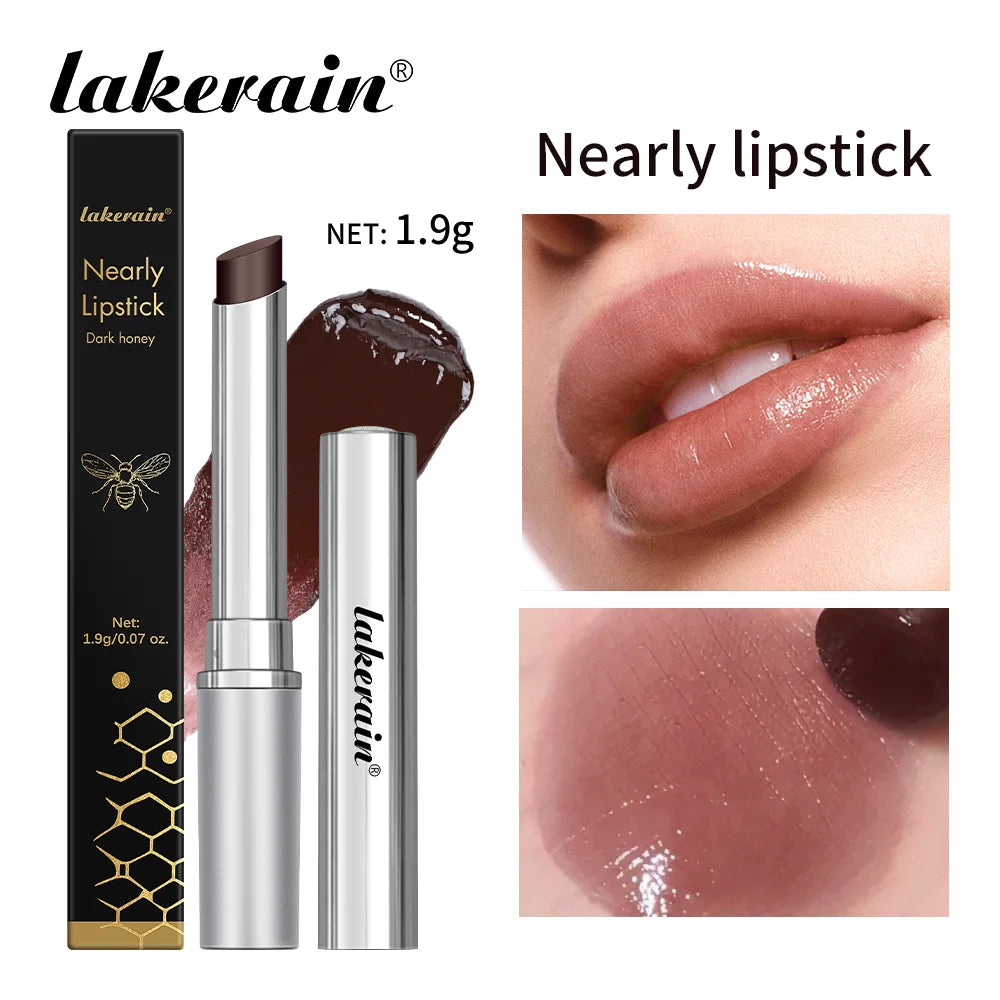 Moisturizing Lipstick & Lip Plumper – Long-Lasting Hydrating Lip Gloss (Natural Shades)