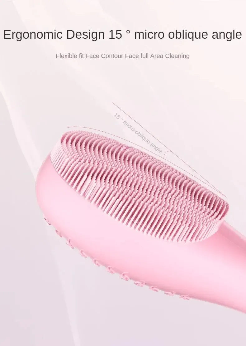 Silicone Facial Cleansing Brush – USB Rechargeable & Waterproof