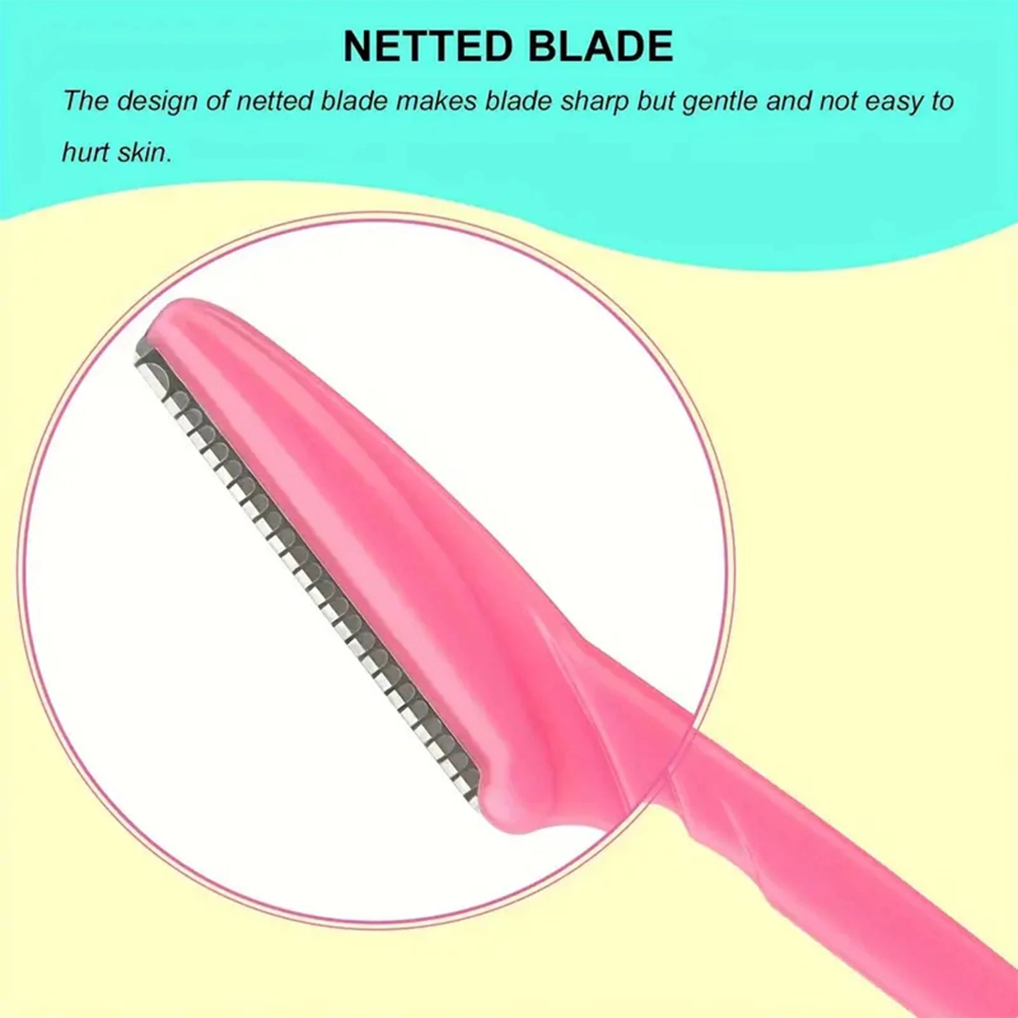 Eyebrow & Face Razor Set for Women & Men – Safe Facial Hair Remover with Protective Cover \Smooth & Precise Trimming
