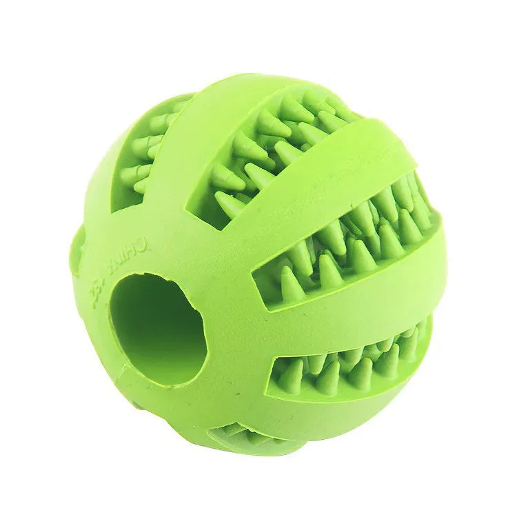 Interactive Dog Treat Ball – Bite Resistant Chew Toy & Food Dispenser for Dogs & Puppies