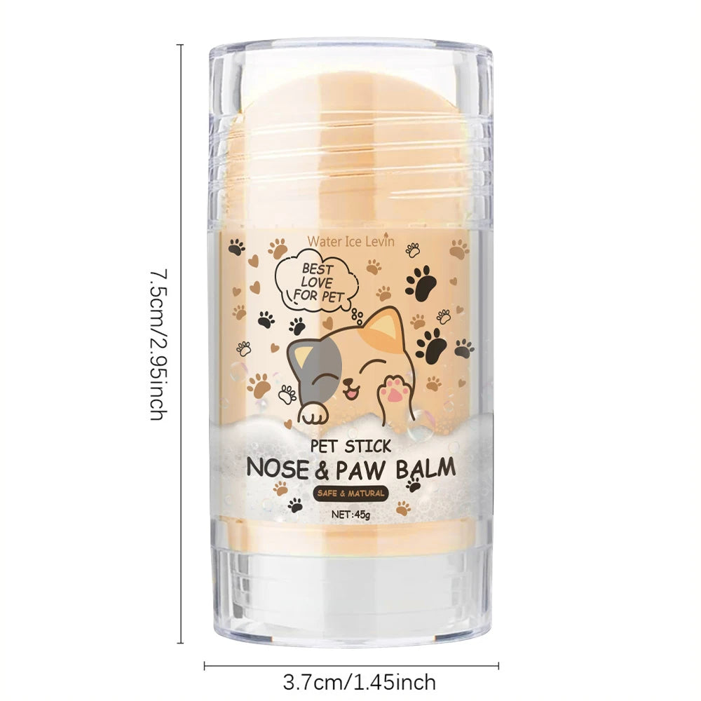 Dog & Cat Paw Balm 45g – Nose & Paw Moisturizer Cream for Cracked Feet Repair & Protection