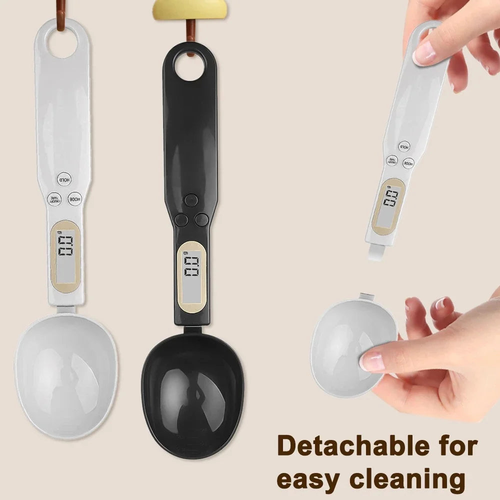 Digital Measuring Spoon Scale – LCD Kitchen Scale for Precise Food & Coffee Measurements