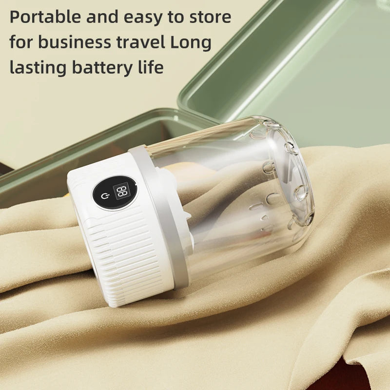Mini Portable Washing Machine – USB Rechargeable Laundry Cup for Travel & Small Items