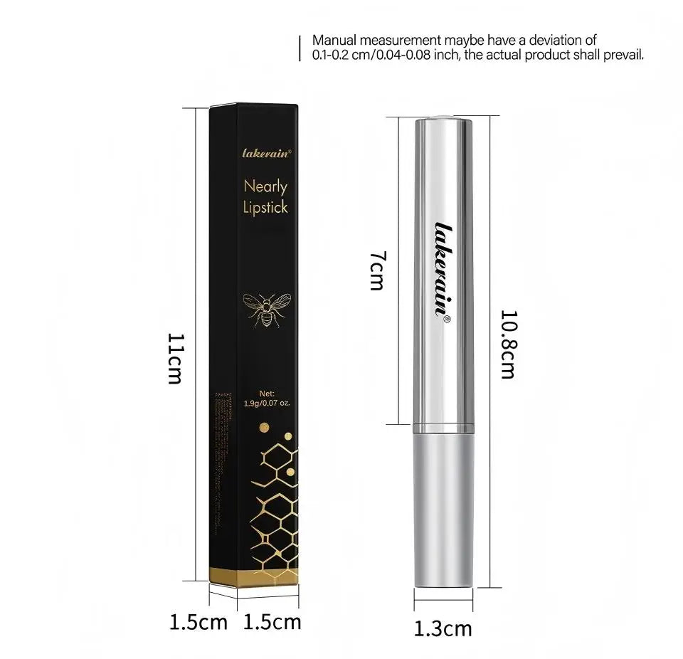 Moisturizing Lipstick & Lip Plumper – Long-Lasting Hydrating Lip Gloss (Natural Shades)