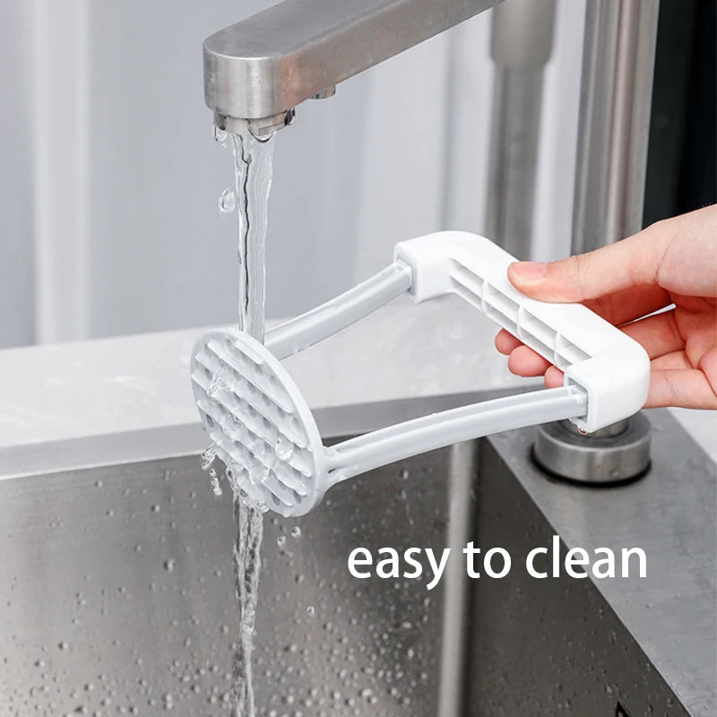 Manual Potato Masher & Ricer – Durable Kitchen Vegetable Masher with Non-Slip Handle
