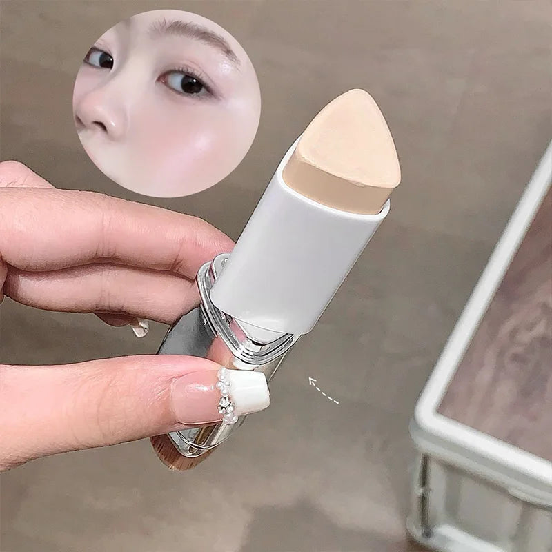 Matte Foundation Stick – Long-Lasting Concealer & Moisturizing Makeup Base (Sweat-Resistant)