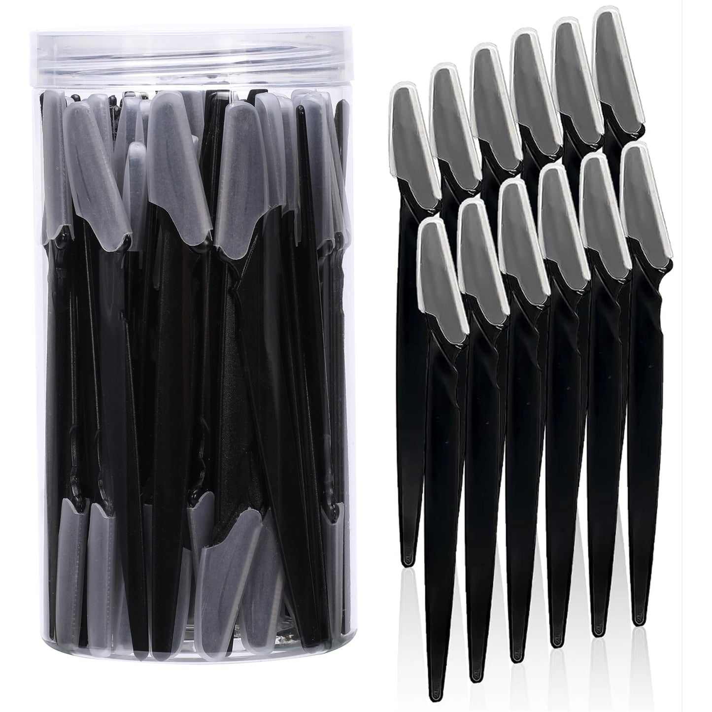 Eyebrow & Face Razor Set for Women & Men – Safe Facial Hair Remover with Protective Cover \Smooth & Precise Trimming