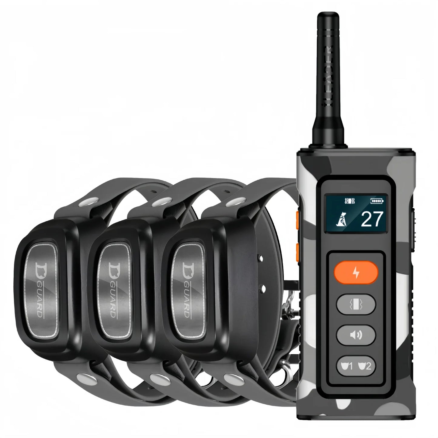 Remote Control Waterproof Dog Training Collar 3300Ft – Shock & Vibration Adjustable Electric Training Collar for Dogs (8–150 lbs)