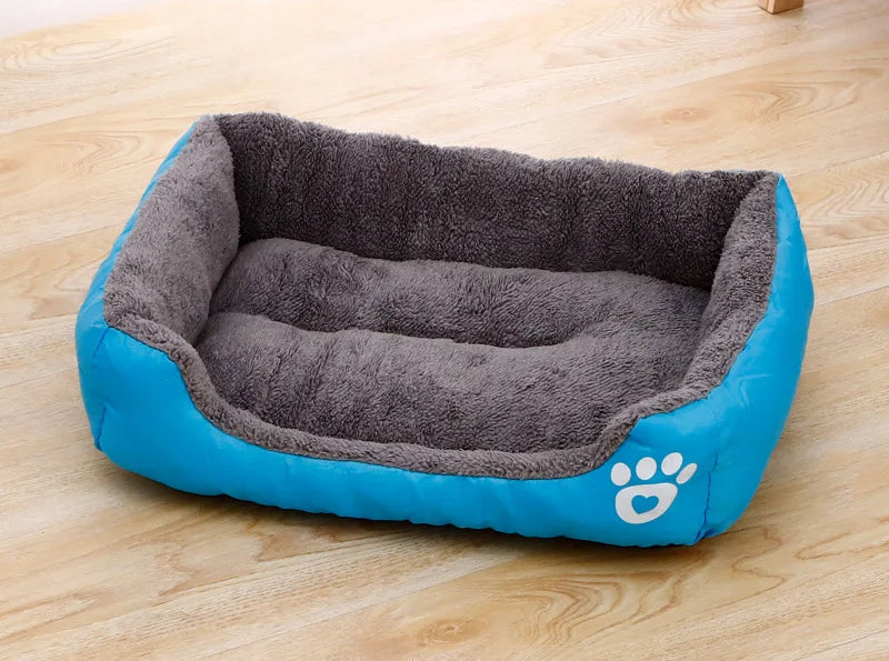 Calming Plush Pet Bed – Deep Sleep Comfort for Dogs & Cats