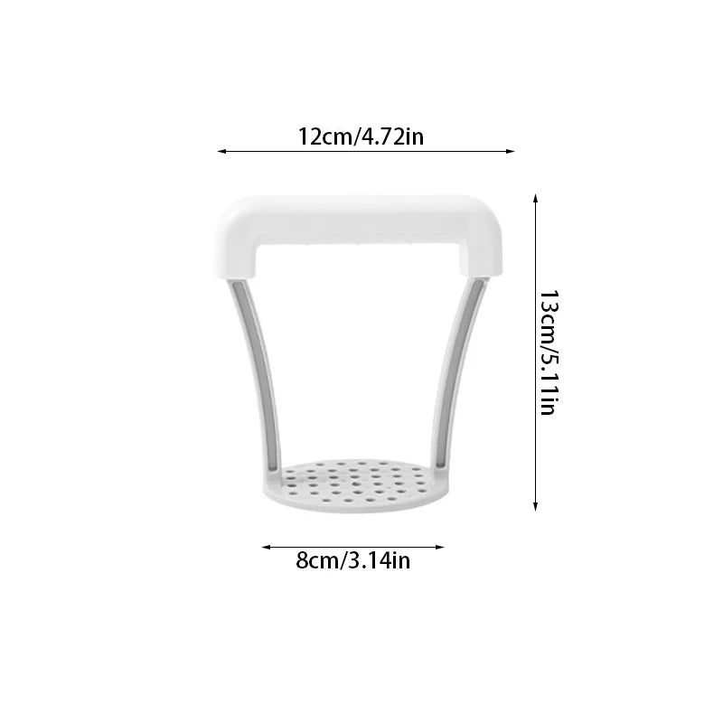 Manual Potato Masher & Ricer – Durable Kitchen Vegetable Masher with Non-Slip Handle