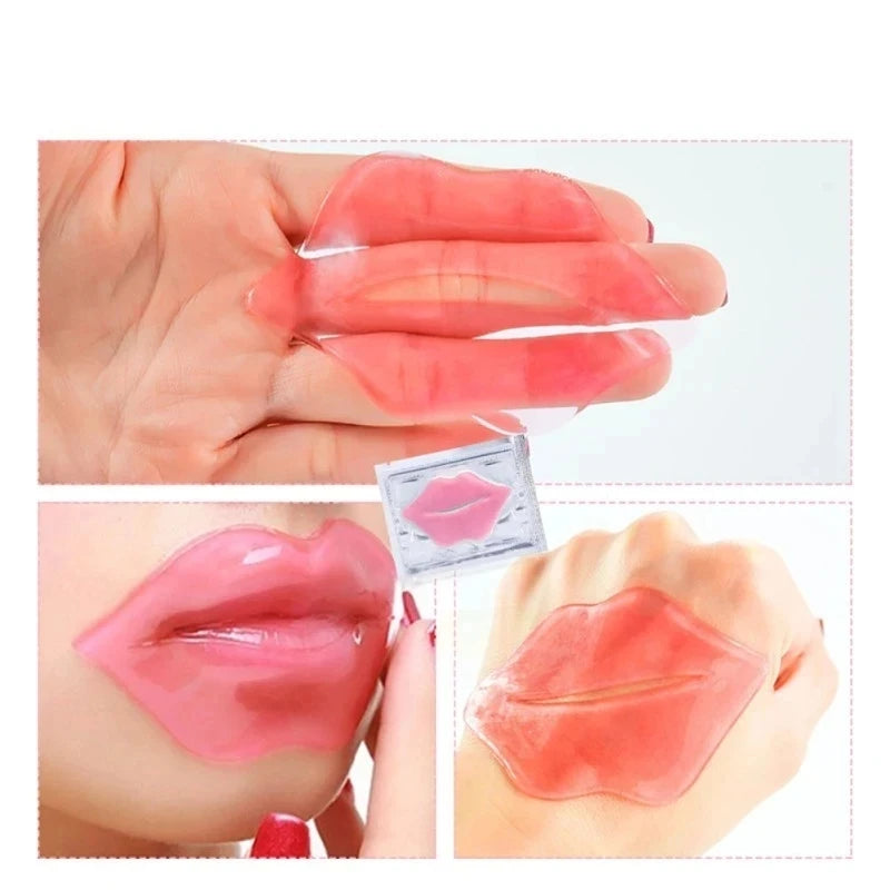 Collagen Crystal Lip Mask – Hydrating Gel Pads for Plump & Soft Lips (Multiple Pieces)