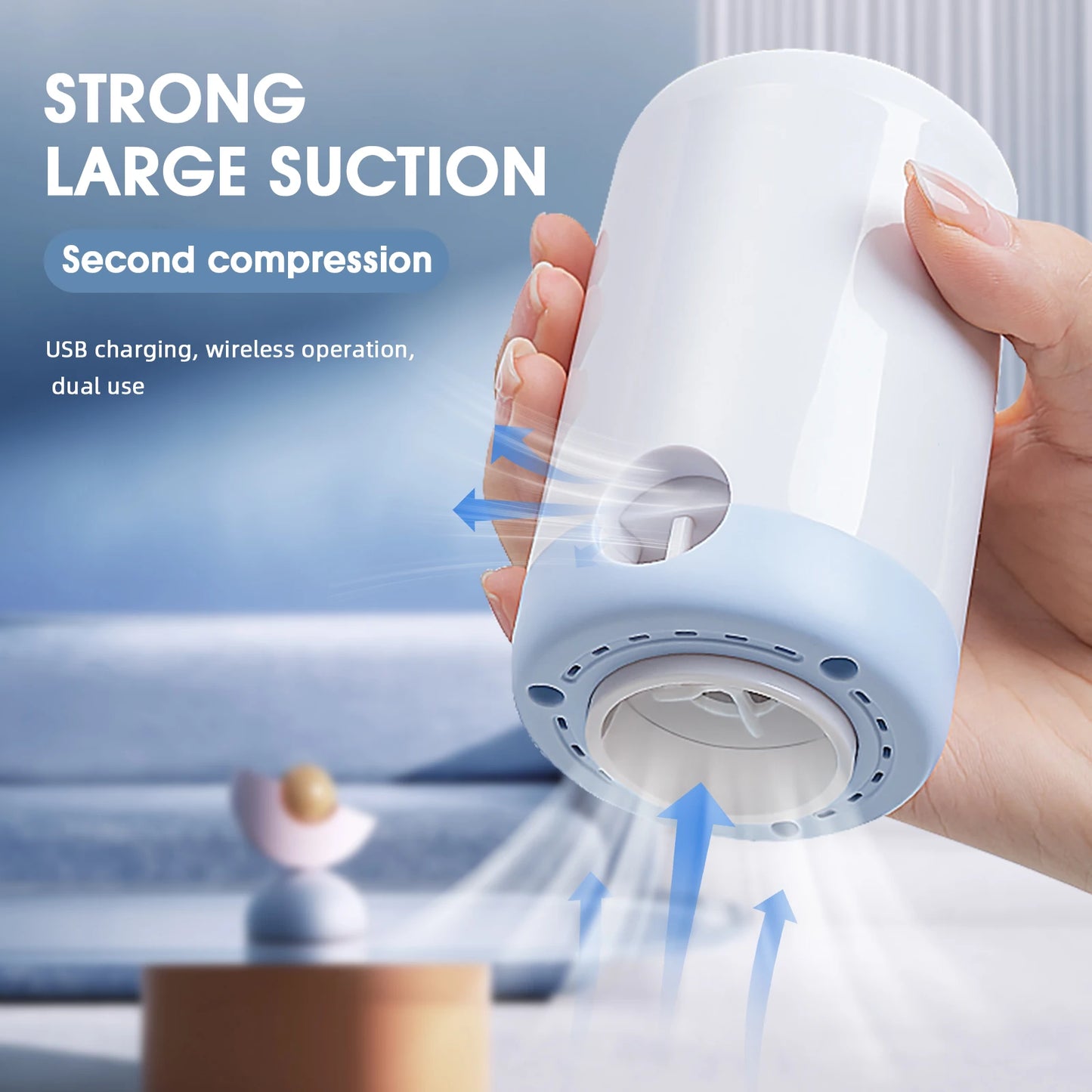 Smart Vacuum Travel Backpack – Large Expandable Capacity with Pump | Business, School & Travel Bag for Men & Women