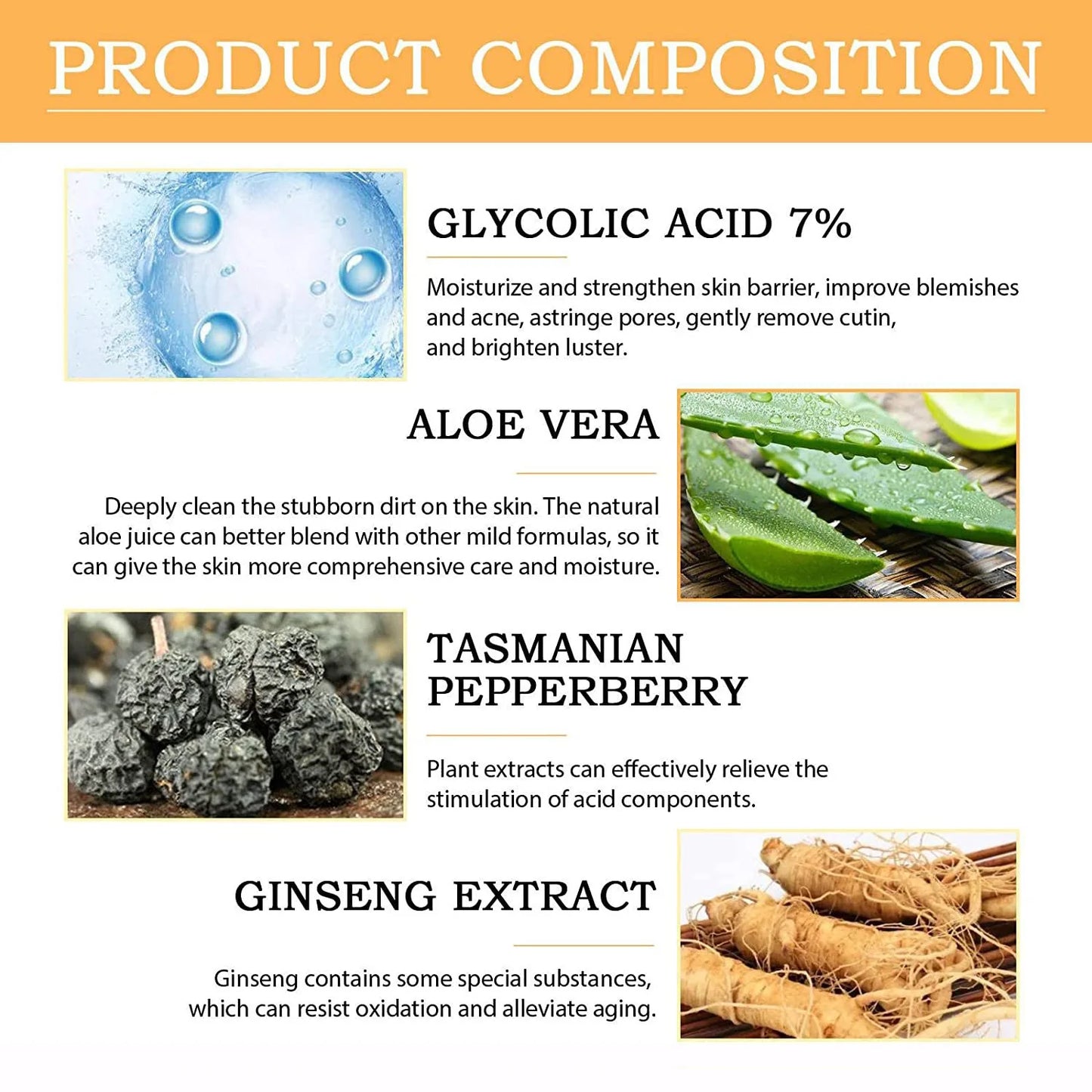 Glycolic Acid 7% Toning Solution – Exfoliating Face Toner for Smoother & Brighter Skin (100ml)